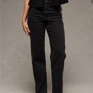 American Eagle Outfitters AE Strigid Super High-Waisted Baggy Straight Jean